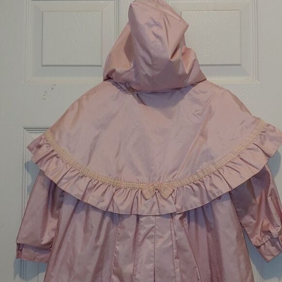 Rothschild pink pea coat with removable hoodSz 4 - Picture 6 of 6